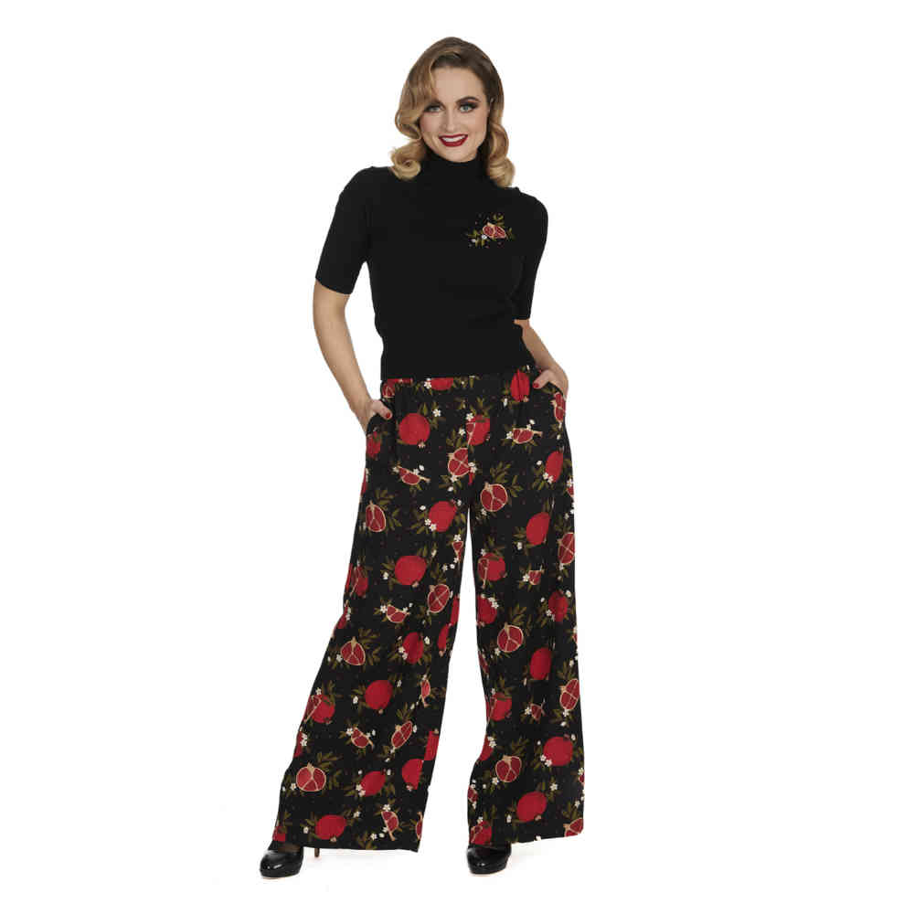 Banned - Pomegranate Poloneck Polo hemd - Schwarz